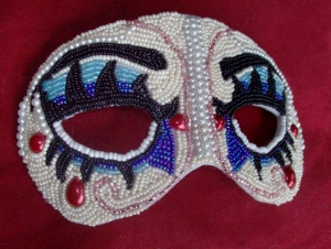 Mask - Beadwork Done